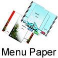 menu paper